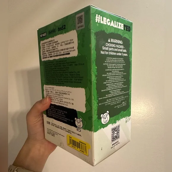 NEW AUTHENTIC UNOPENED POP MART TED 2 Bear Series Plush Pendant - Raincoat Bear - Picture 8 of 9